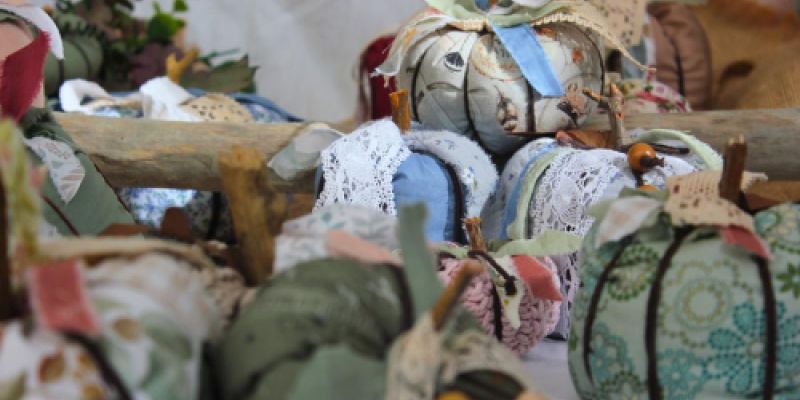 Calabazas de macramé